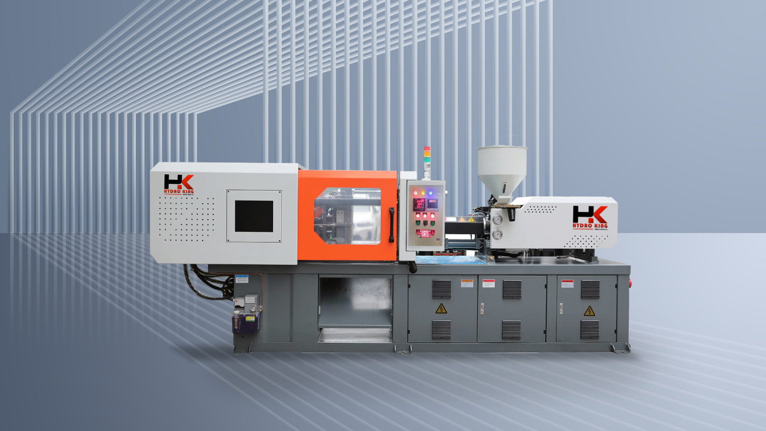Injection moulding machine with hydraulic system